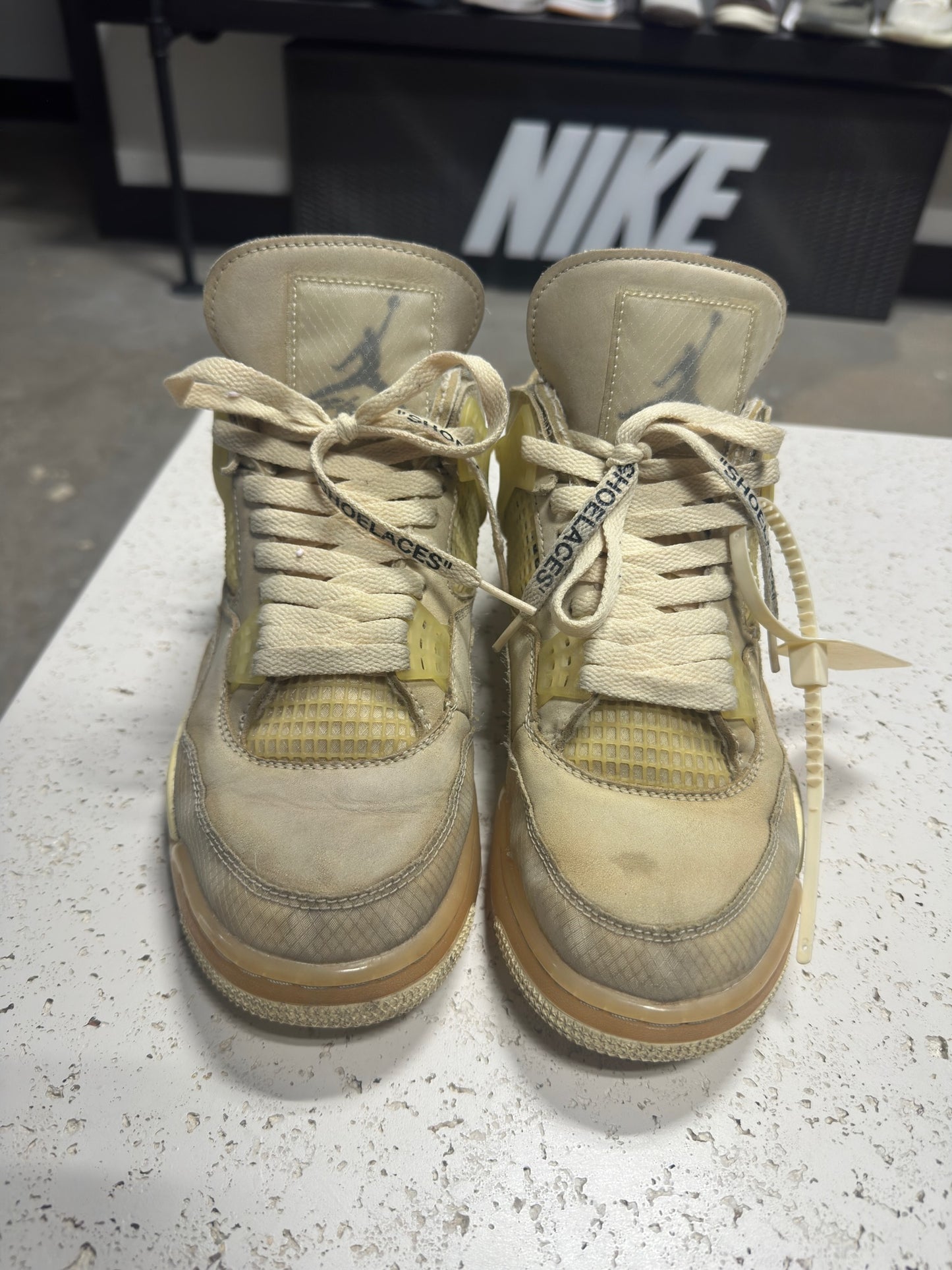 Jordan 4 Off White Sail Sz 8.5M/10W