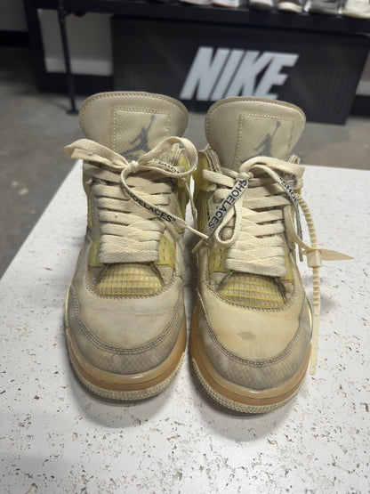 Jordan 4 Off White Sail Sz 8.5M/10W