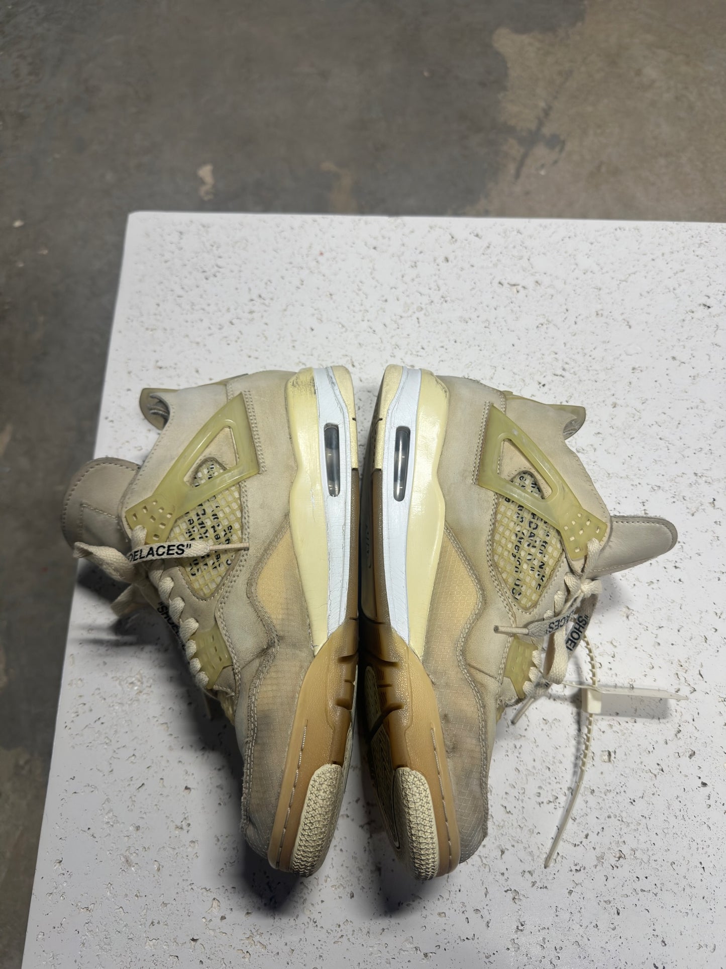 Jordan 4 Off White Sail Sz 8.5M/10W