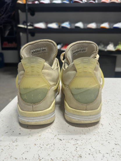 Jordan 4 Off White Sail Sz 8.5M/10W