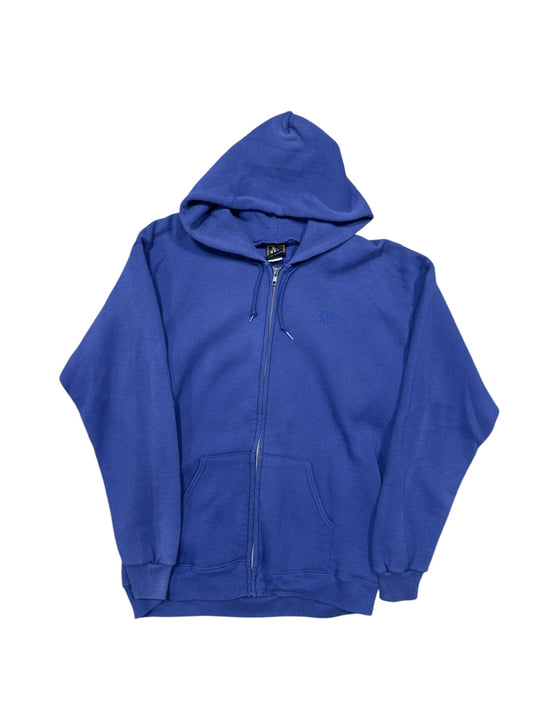 Vtg USA Olmpics Blue Zip-Up Hoodie Sz L