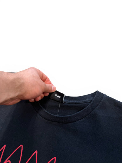 (XL) Revenge Script Tee Black