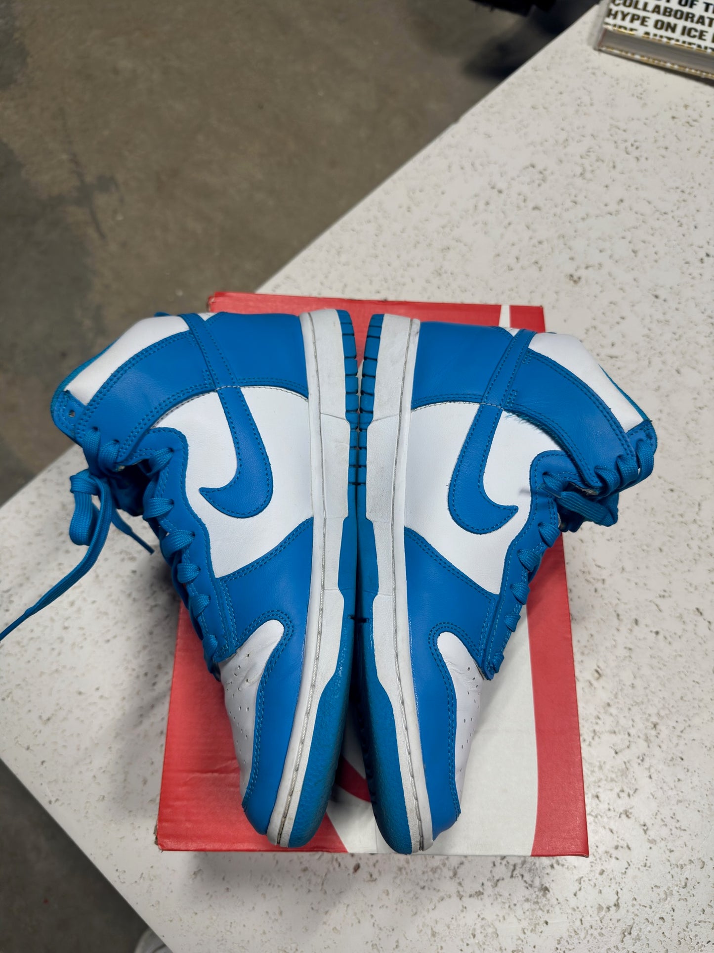 Nike Dunk High Laser Blue Sz 9