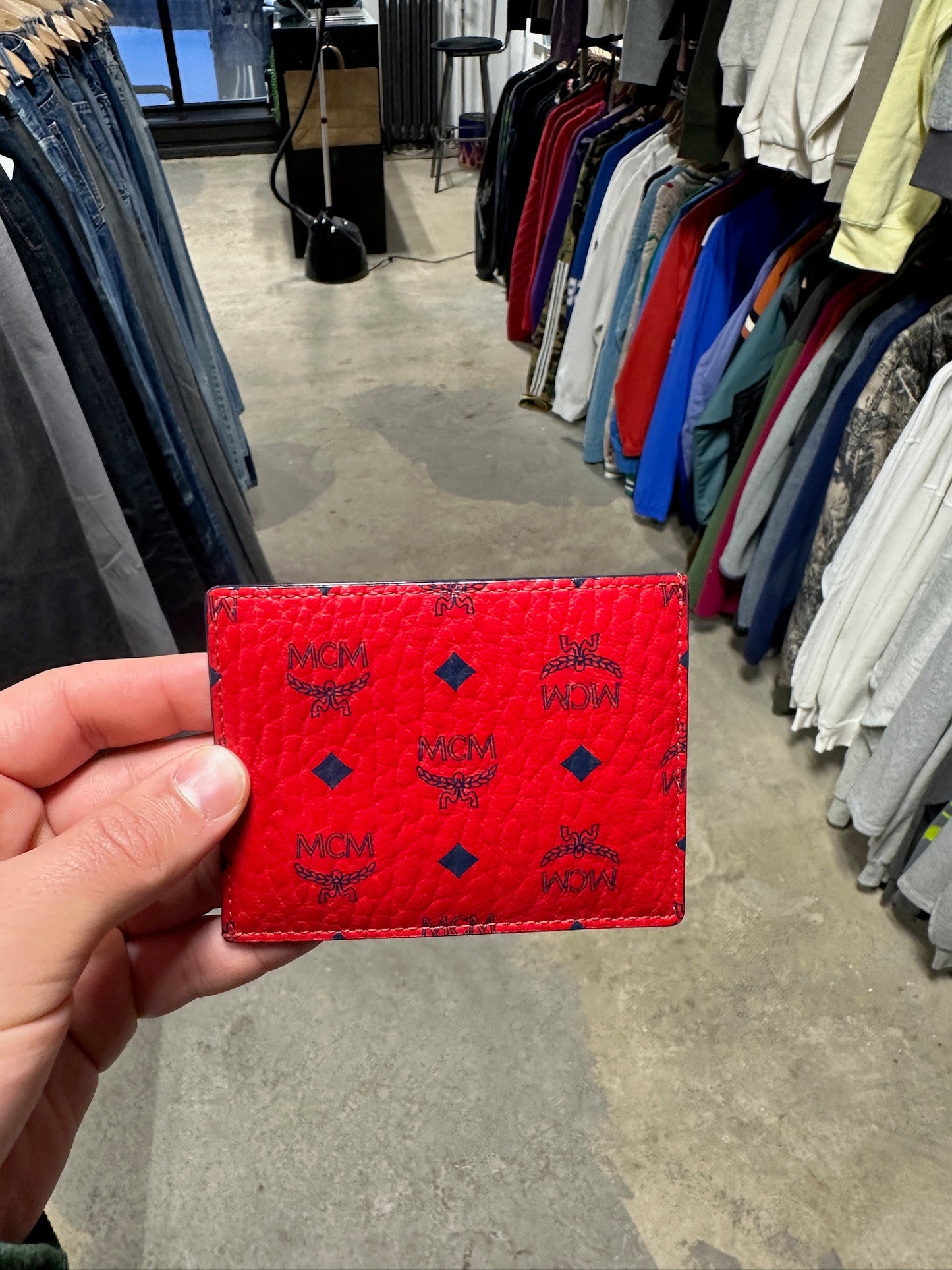 MCM Cardholder Wallet Red