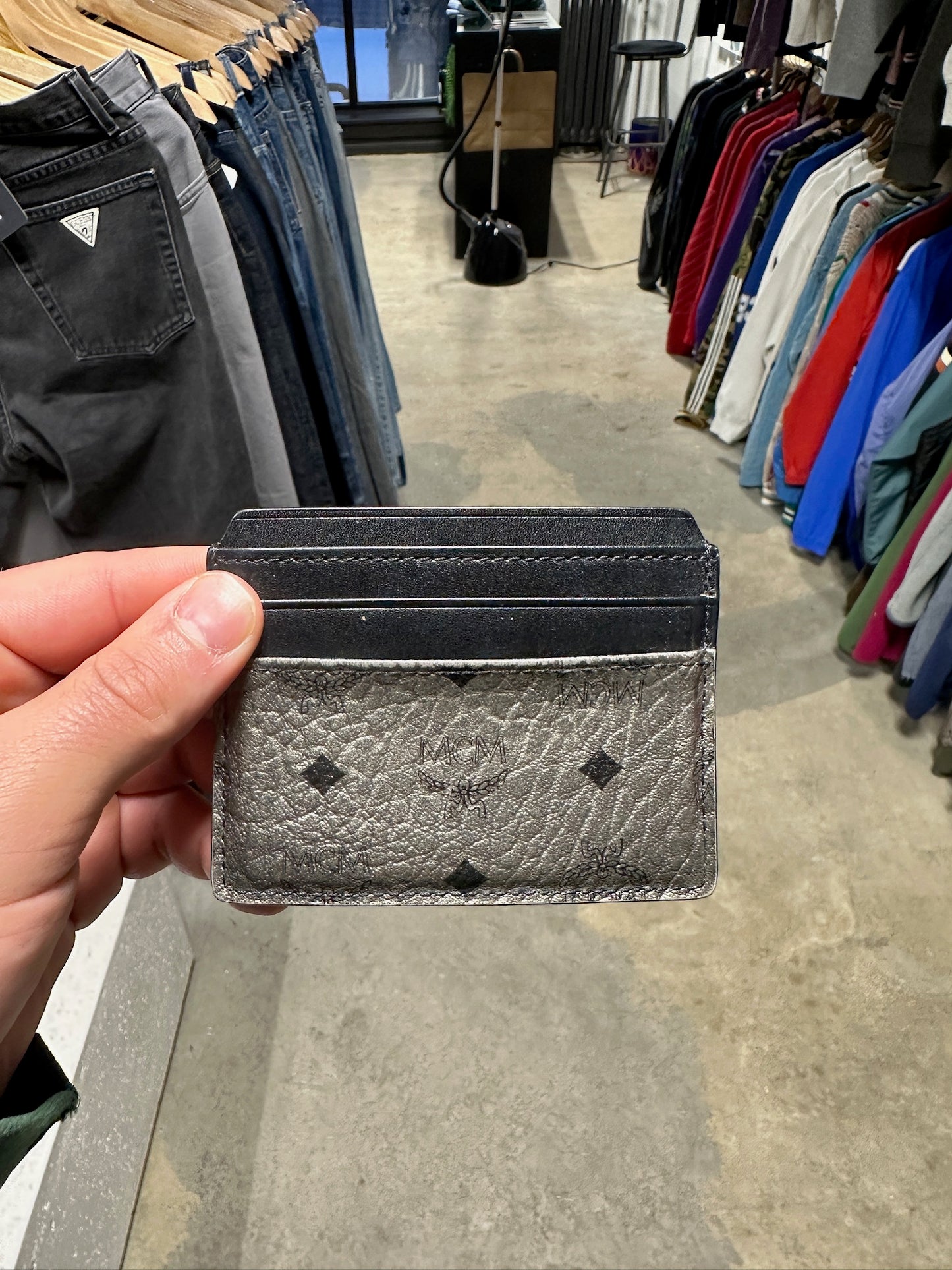 MCM Cardholder Wallet Silver