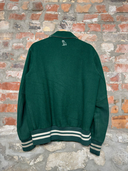 OVO x Roots Varsity Jacket Green Sz M