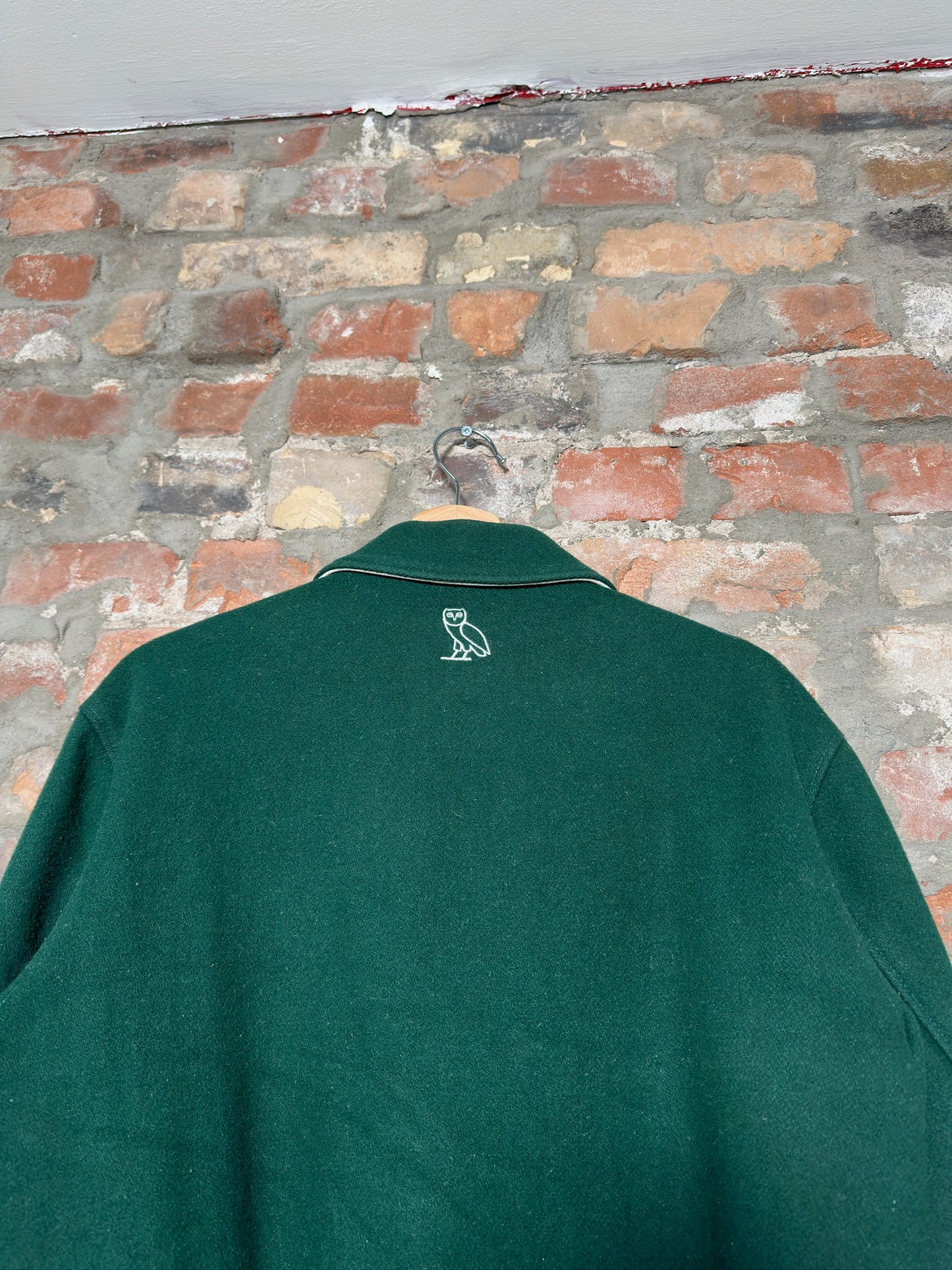 OVO x Roots Varsity Jacket Green Sz M