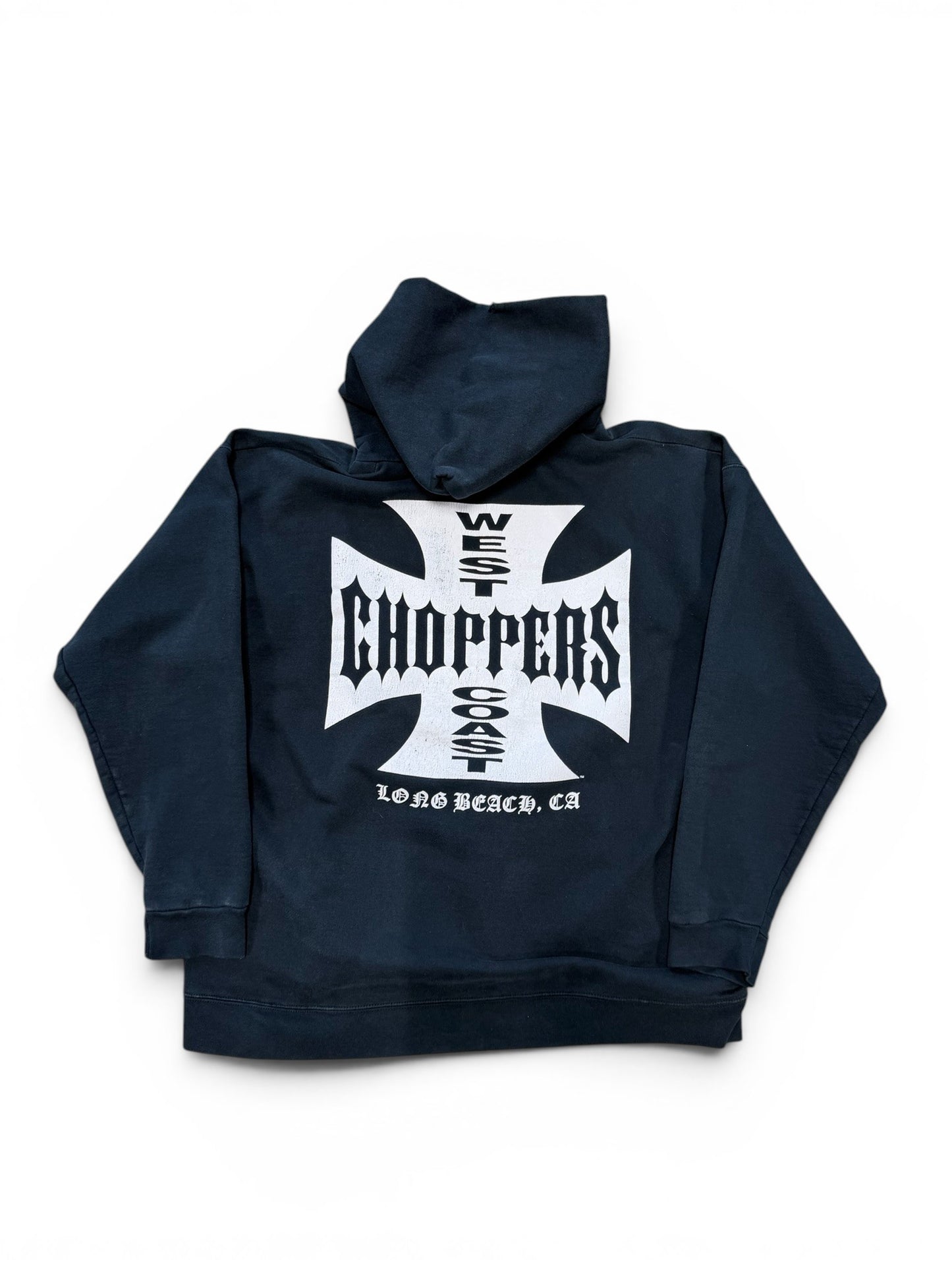 (L) Vintage Y2K West Coast Choppers Jesse James Hoodie