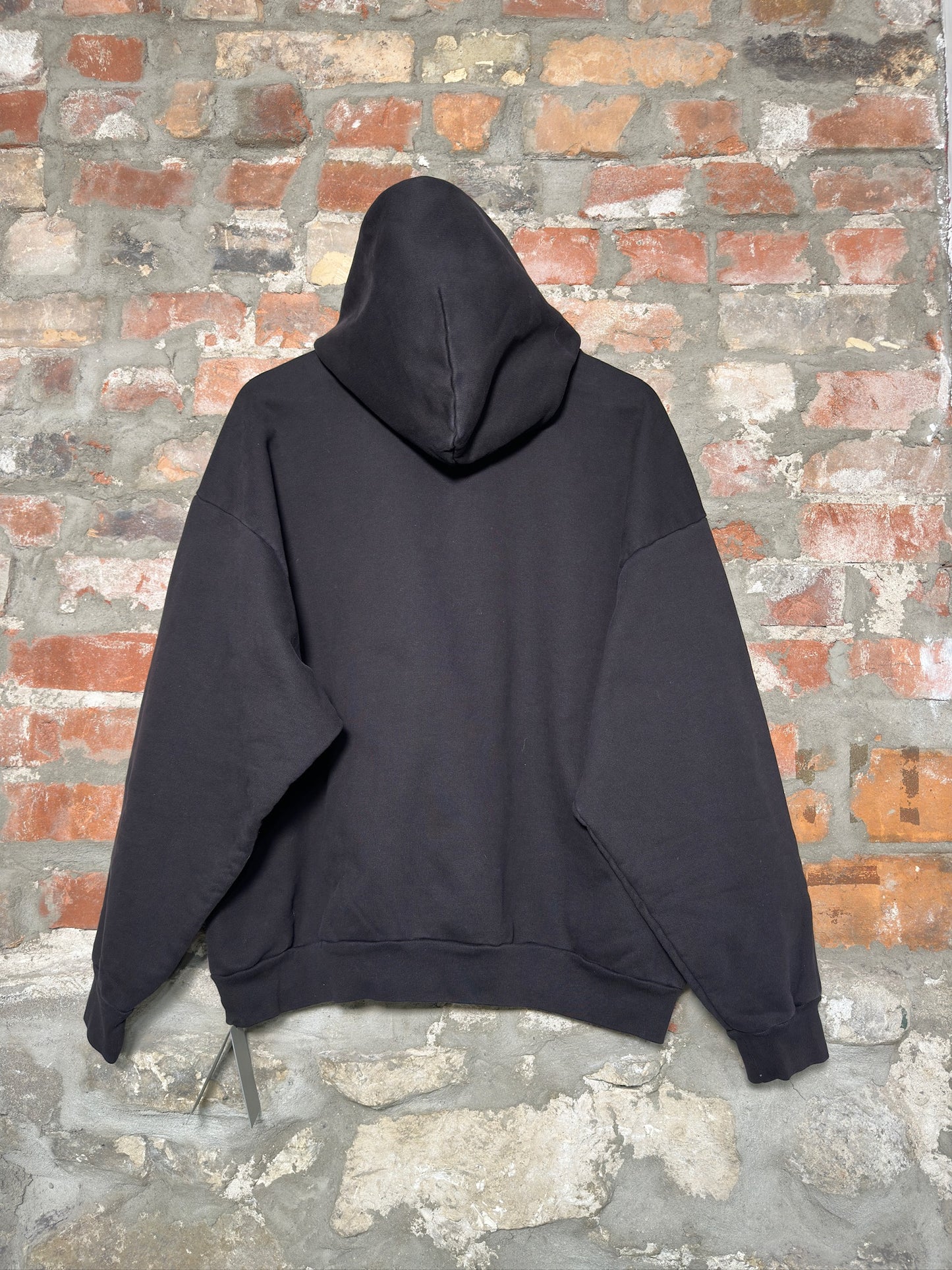 (M) Balenciaga Institutional Hoodie Black