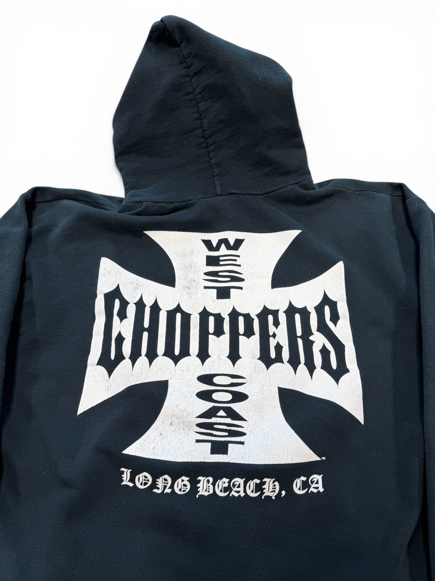 (L) Vintage Y2K West Coast Choppers Jesse James Hoodie