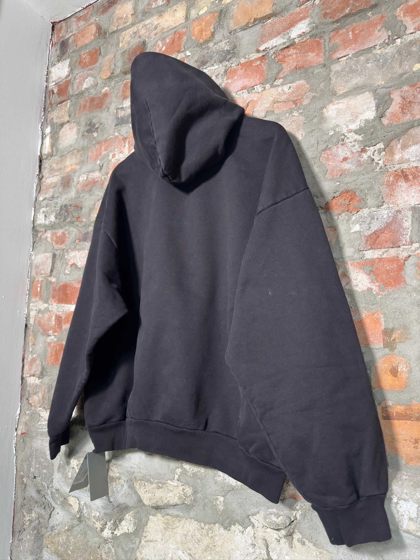 (M) Balenciaga Institutional Hoodie Black