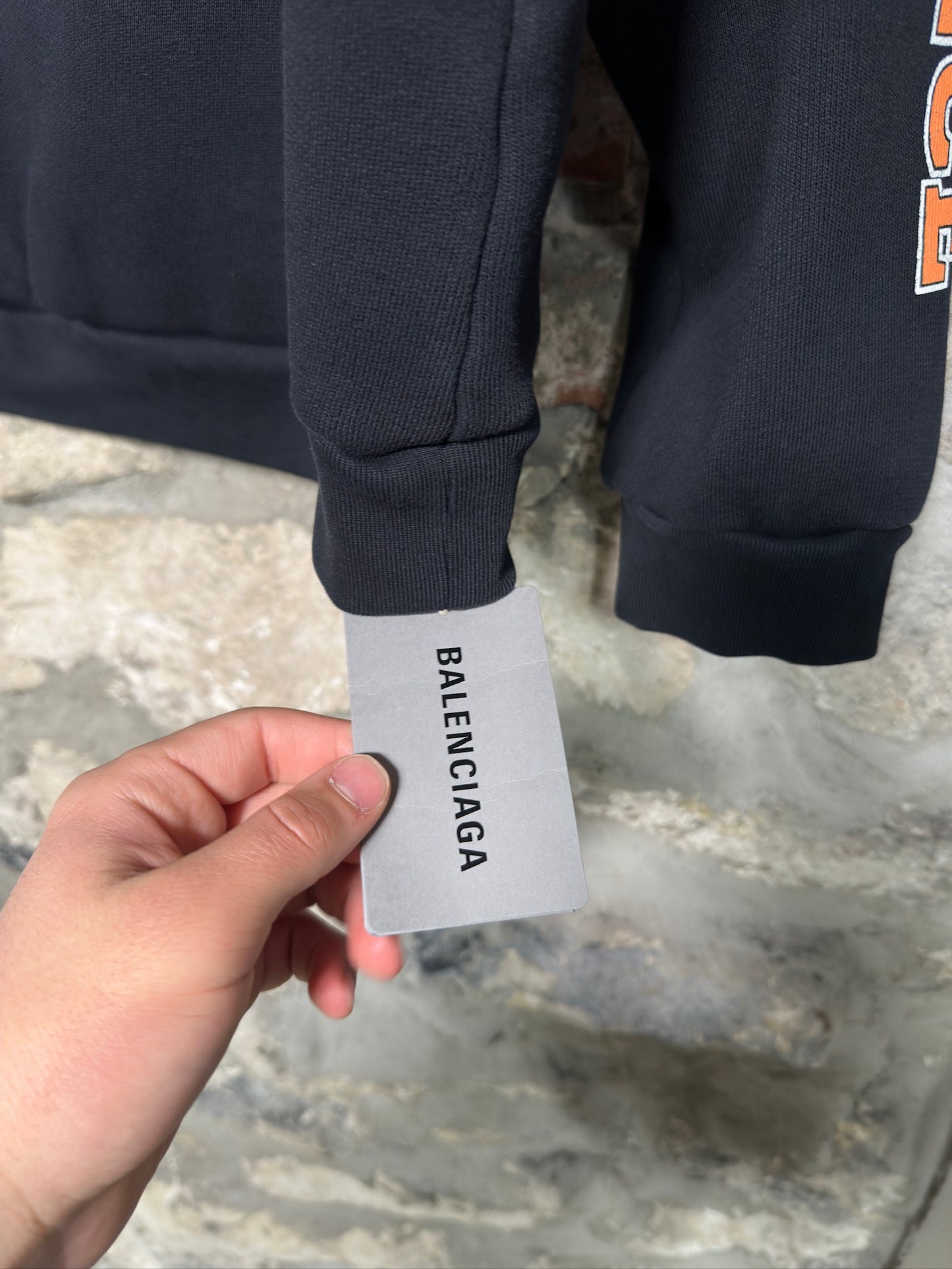 (M) Balenciaga Maison Wide Fit Hoodie