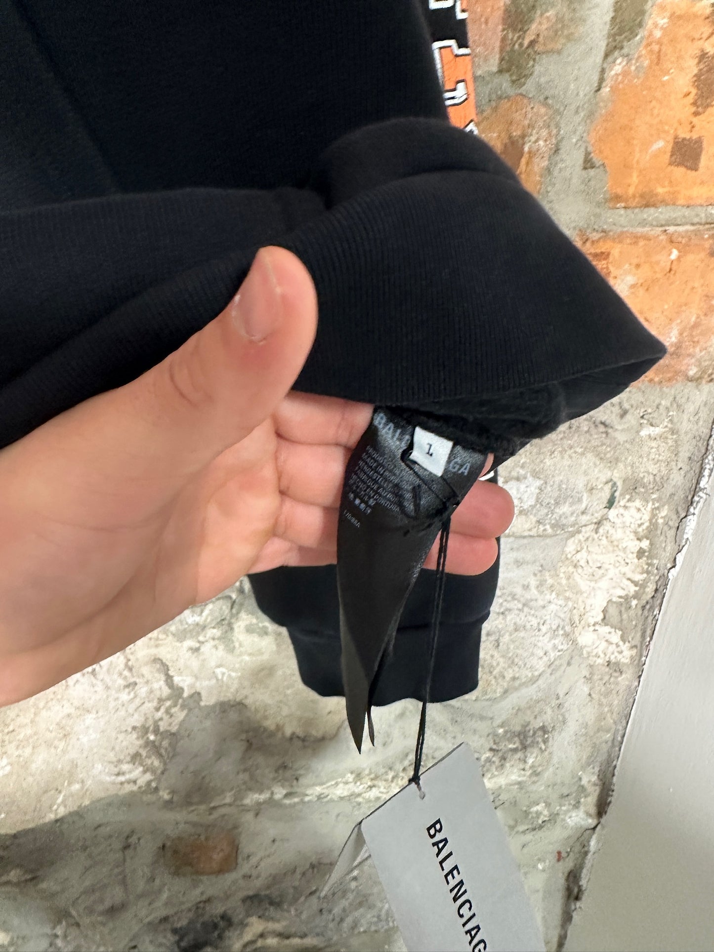 (M) Balenciaga Maison Wide Fit Hoodie