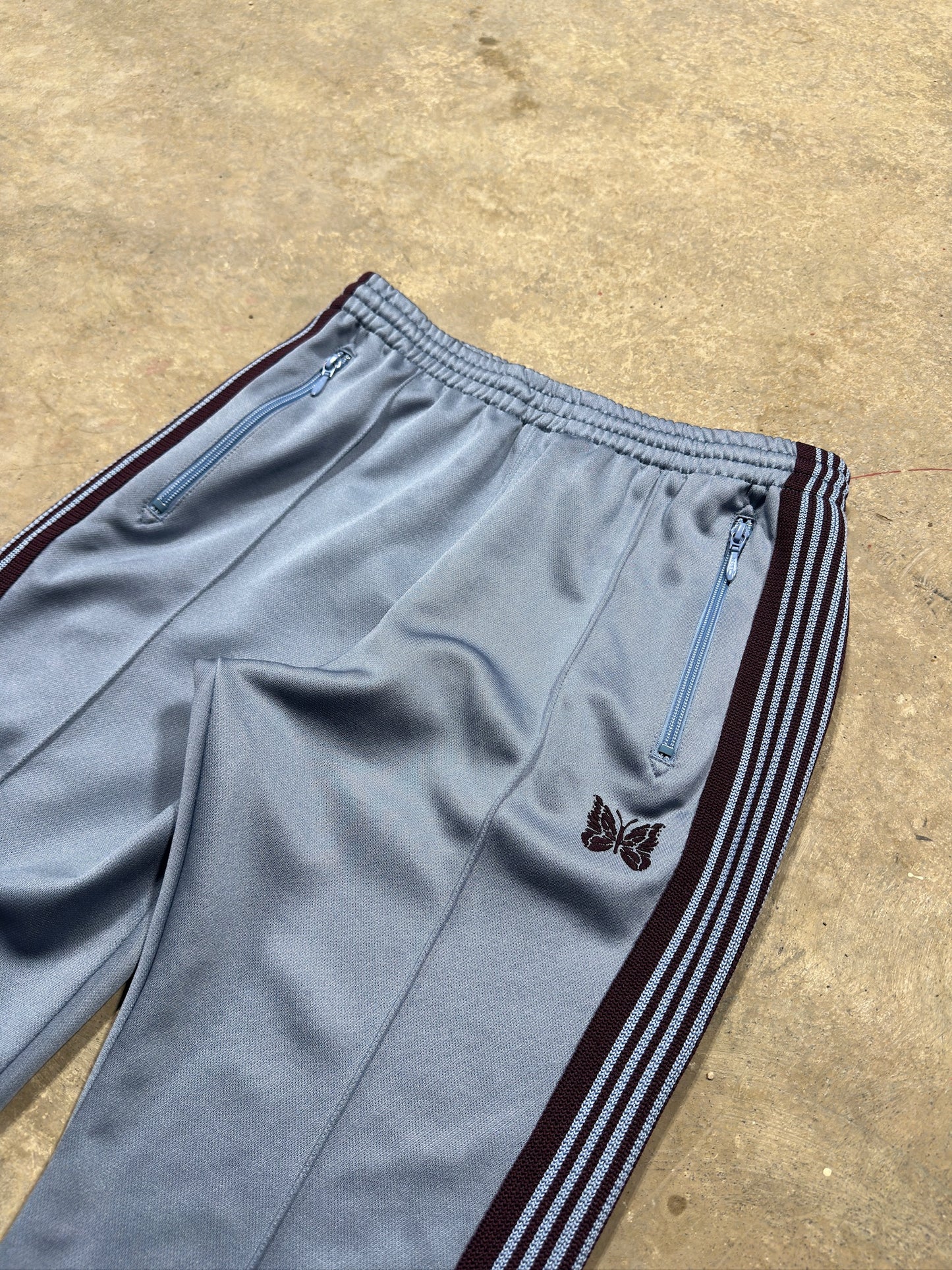 (S) Needles Zipped Track Pants Baby Blue
