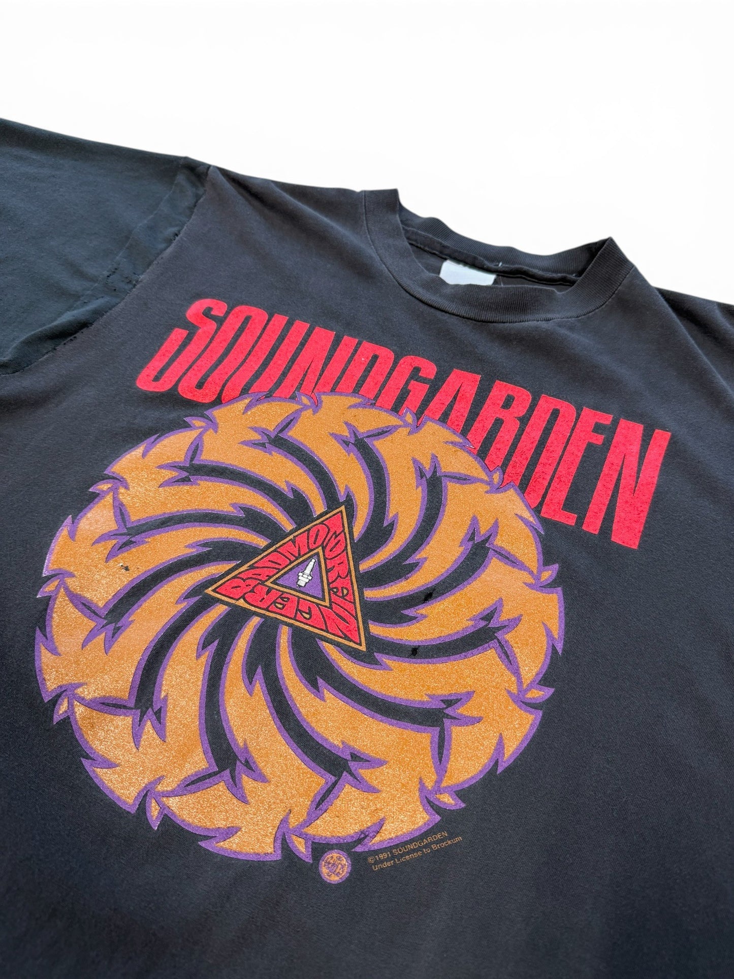 (XL) Vintage 1991 Soundgarden Bad Motor Finger EU Tour Tee (Flaw)