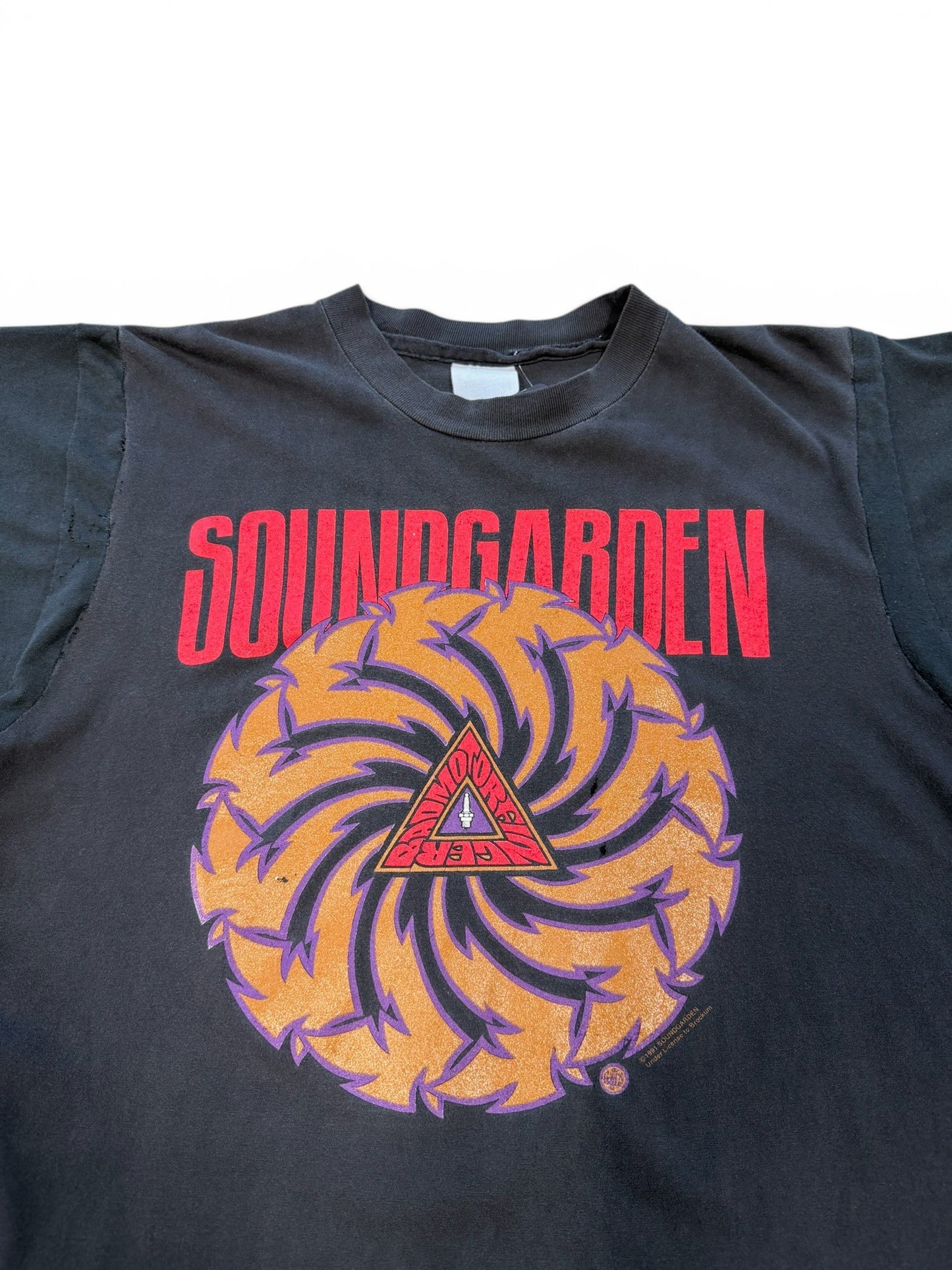(XL) Vintage 1991 Soundgarden Bad Motor Finger EU Tour Tee (Flaw)
