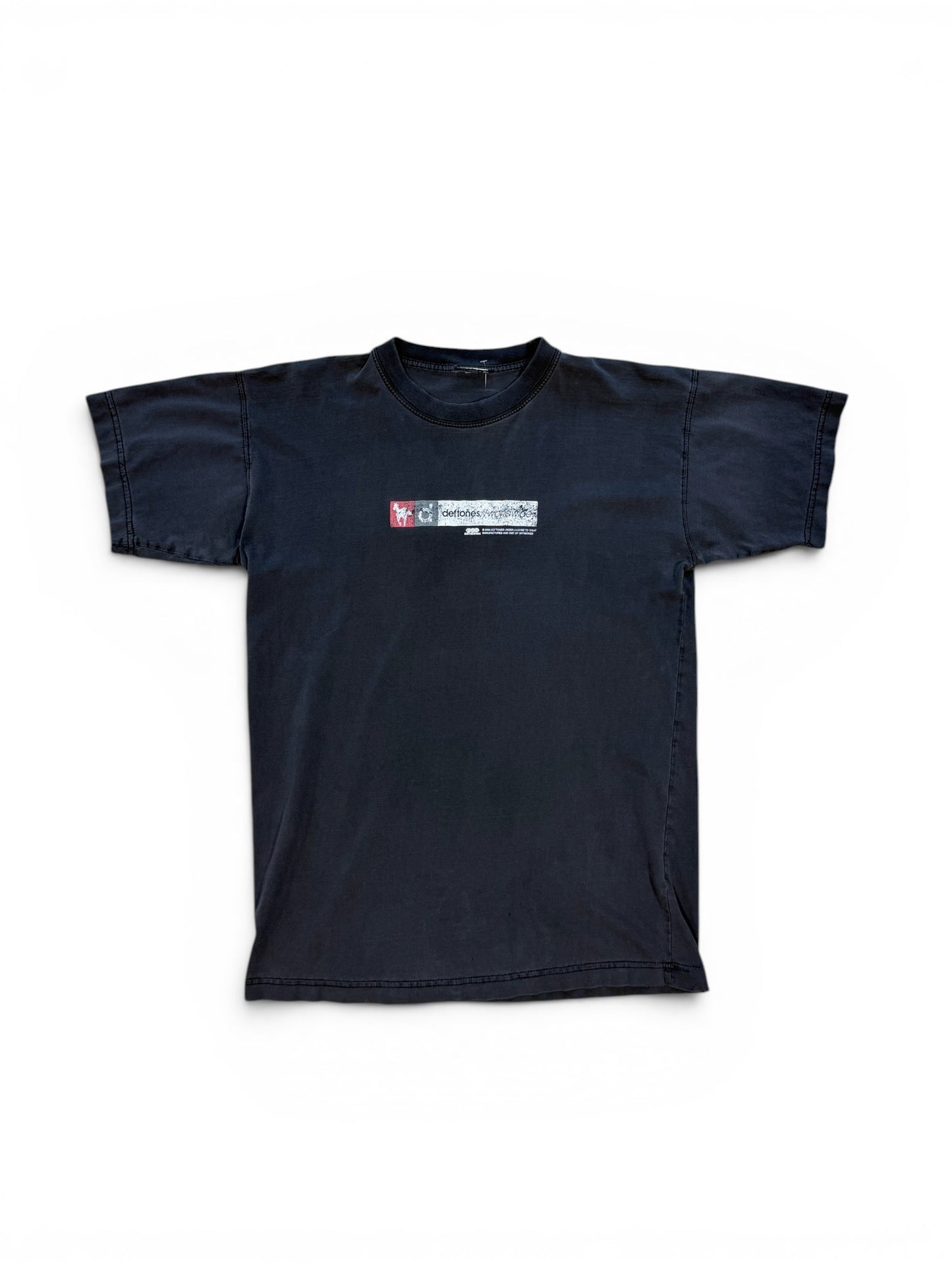 (XL) Vintage 2000 Deftones White Pony Box Logo Faded Tee