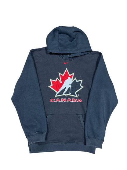 (XL) Vtg Nike Team Canada Hockey Youth Hoodie