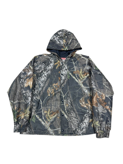 (XL) Vtg Coleman Camo Overcoat