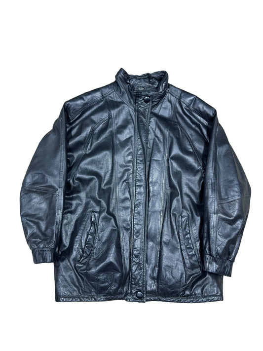 (L) Vtg "Very Trendy" Leather Jacket