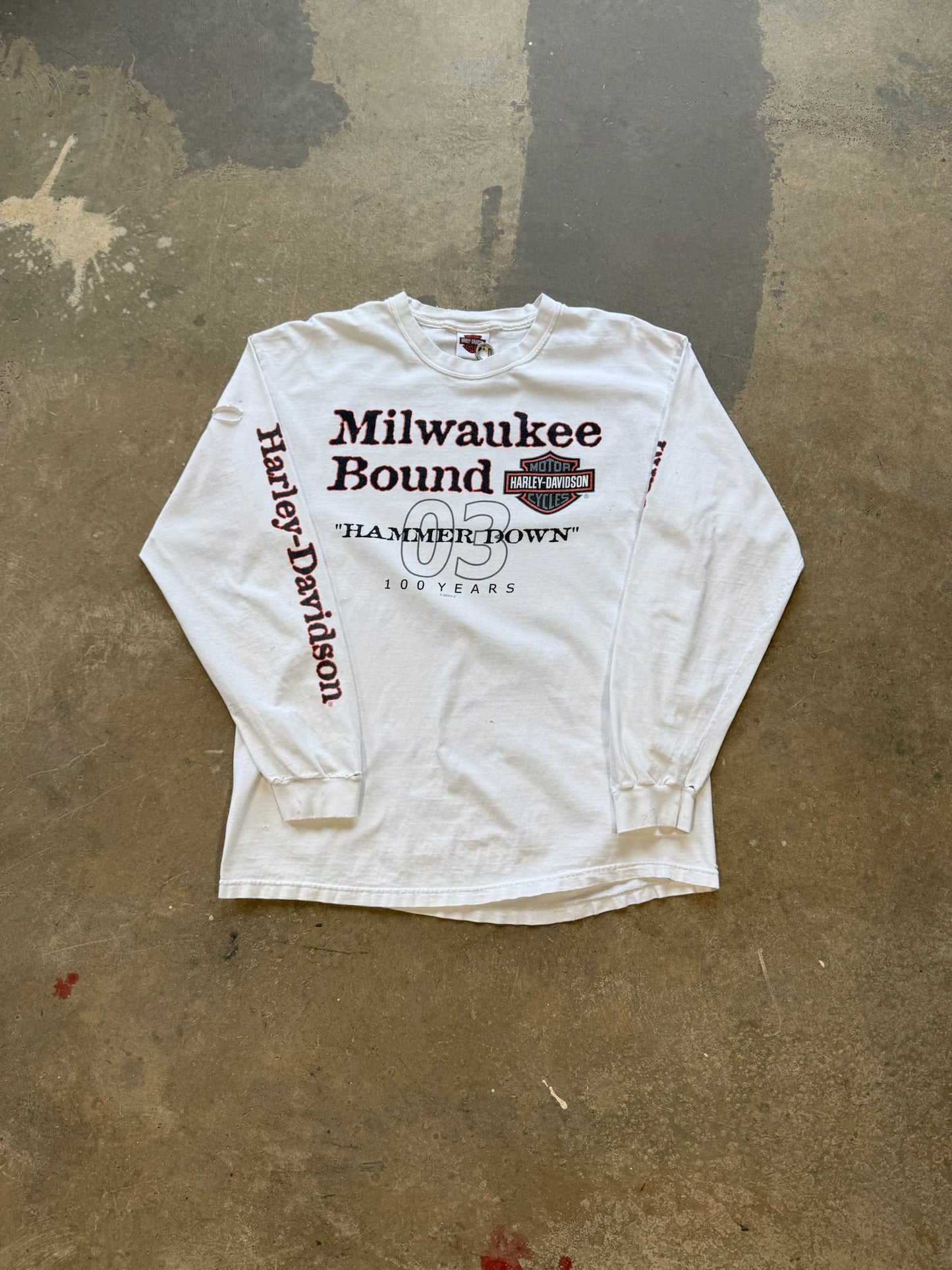 (L) 03" Harley Davidson Powertrain Operations Long Sleeve