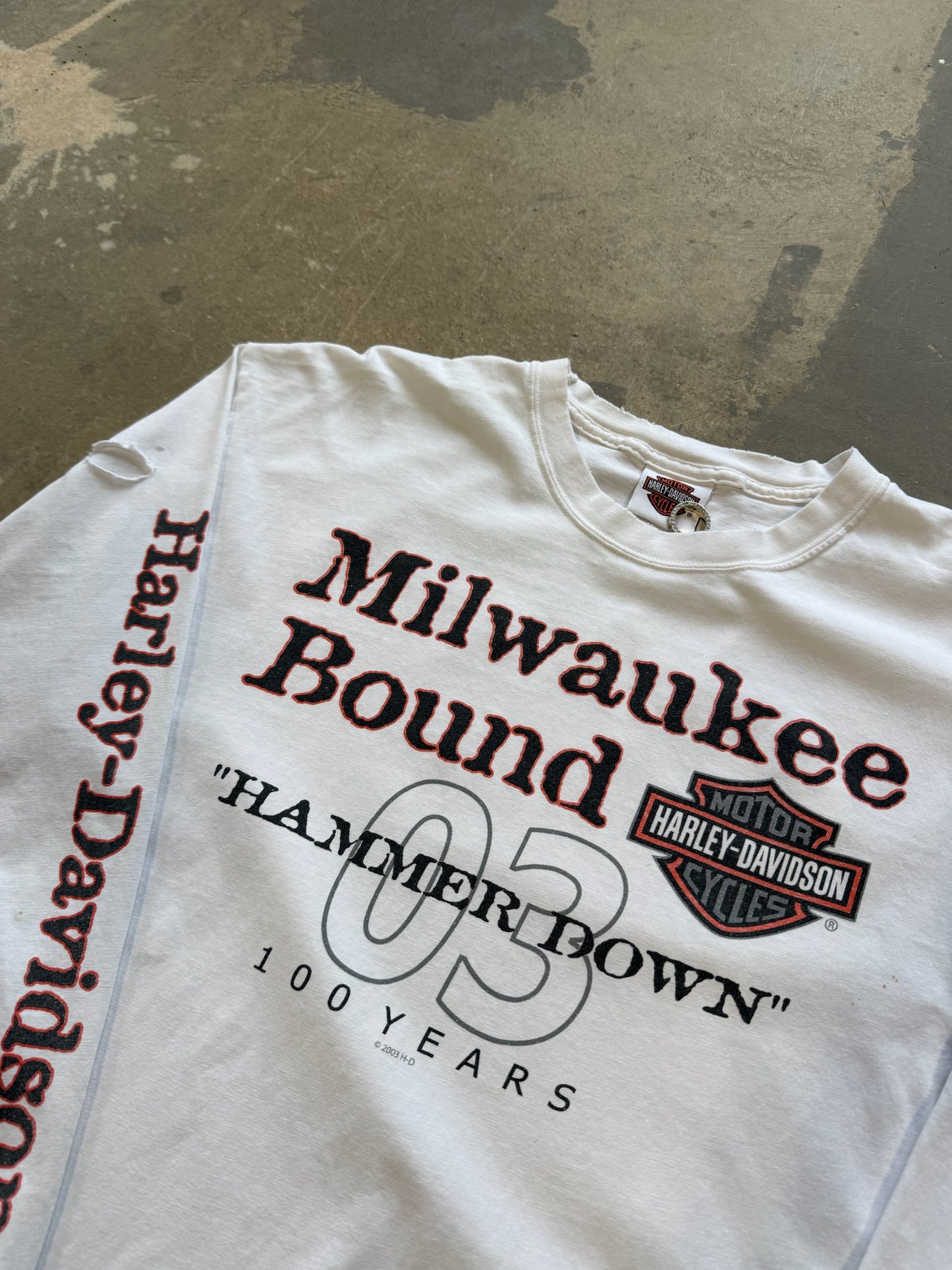 (L) 03" Harley Davidson Powertrain Operations Long Sleeve