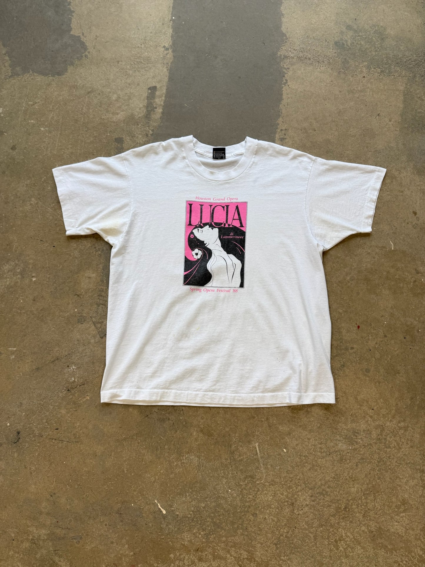 (XL) Vintage 1988 Lucia Spring Opera Festival T-Shirt