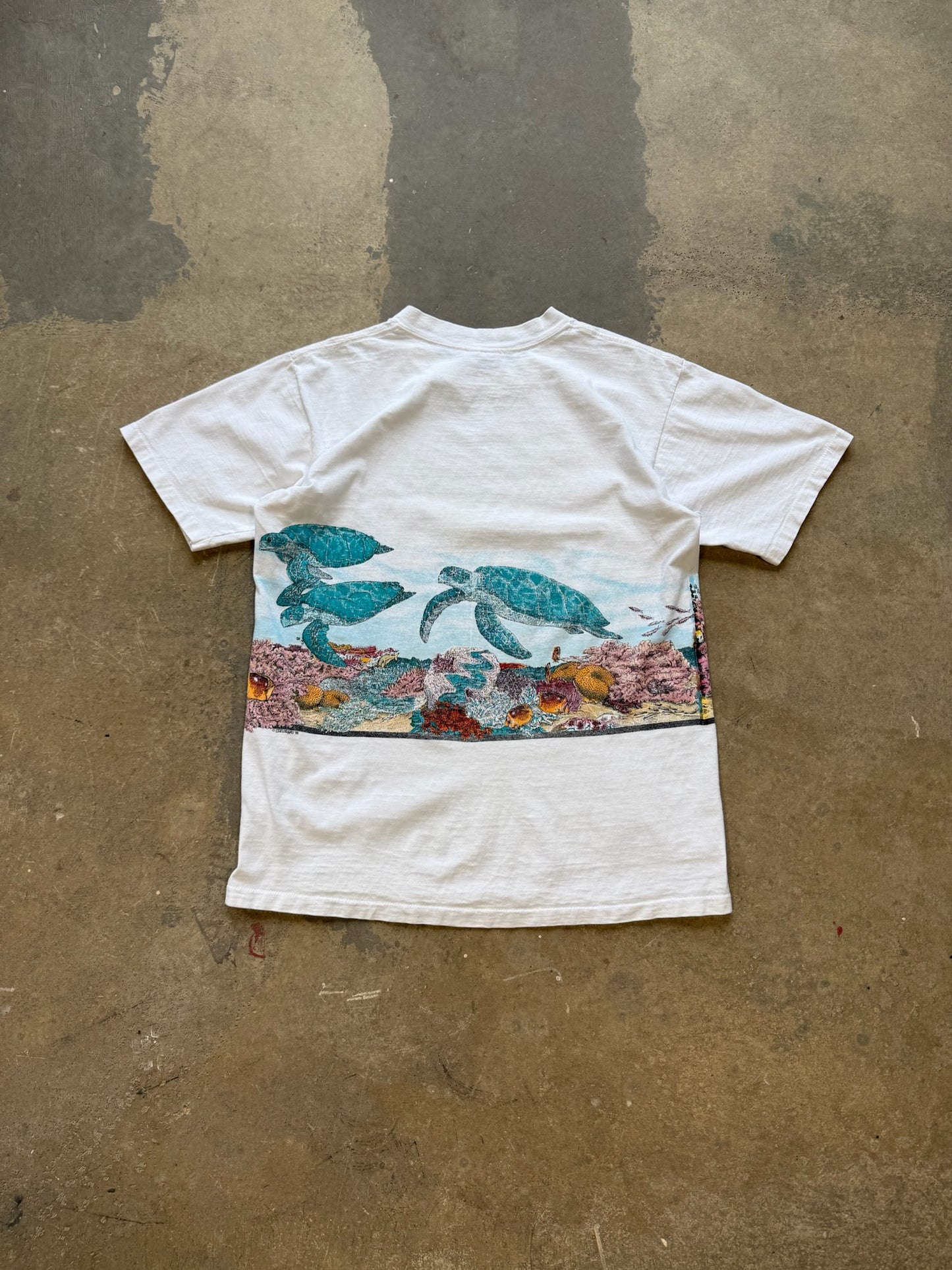 (L) Vintage 90s Ocean City Maryland Art T-Shirt