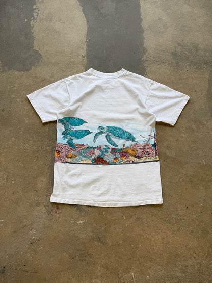 (L) Vintage 90s Ocean City Maryland Art T-Shirt