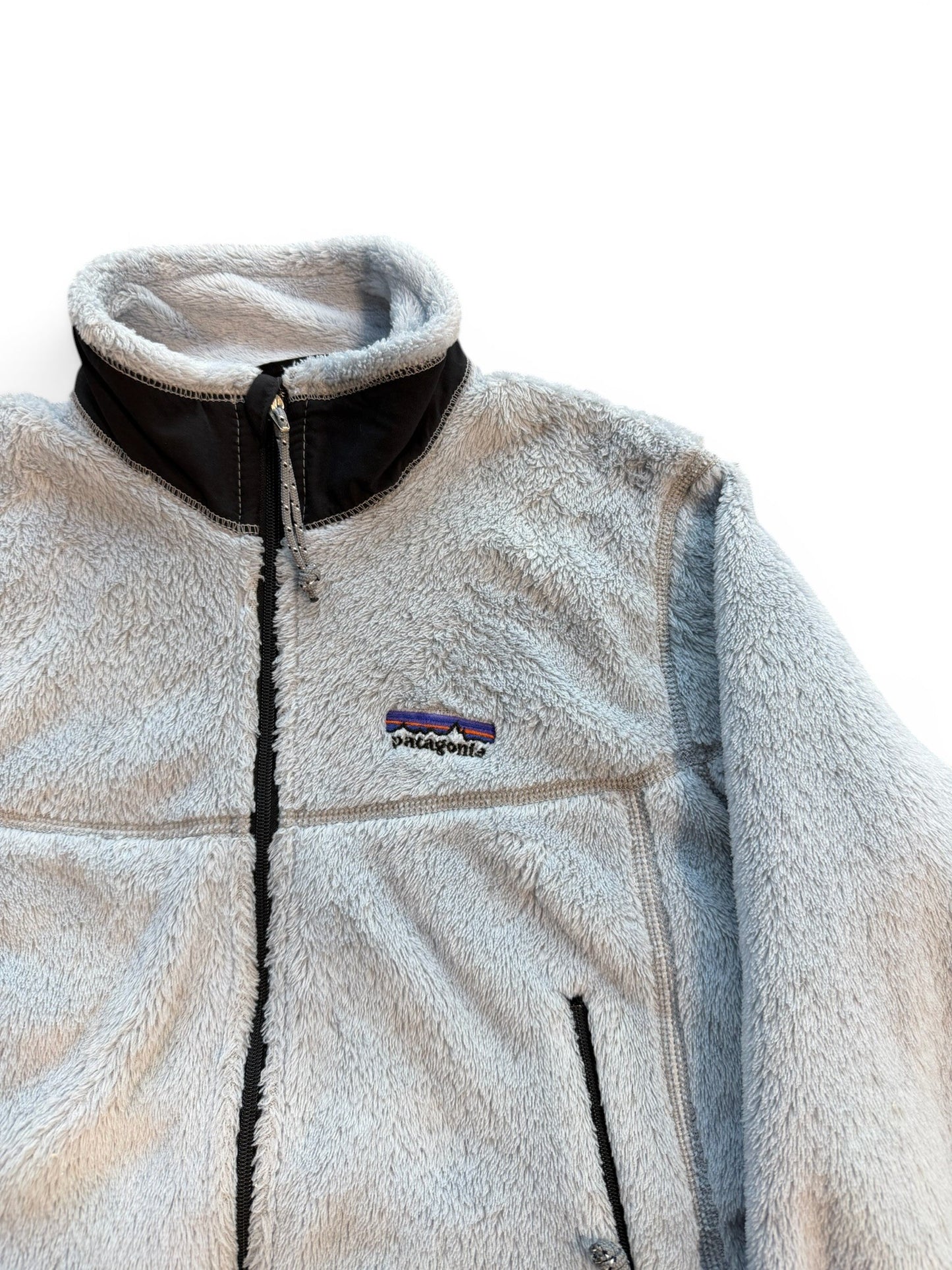 (M) Vintage Women's Patagonia Zip-Up Baby Blue Fleece