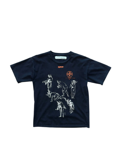 (S) Off White Louvre Leonardo T-Shirt