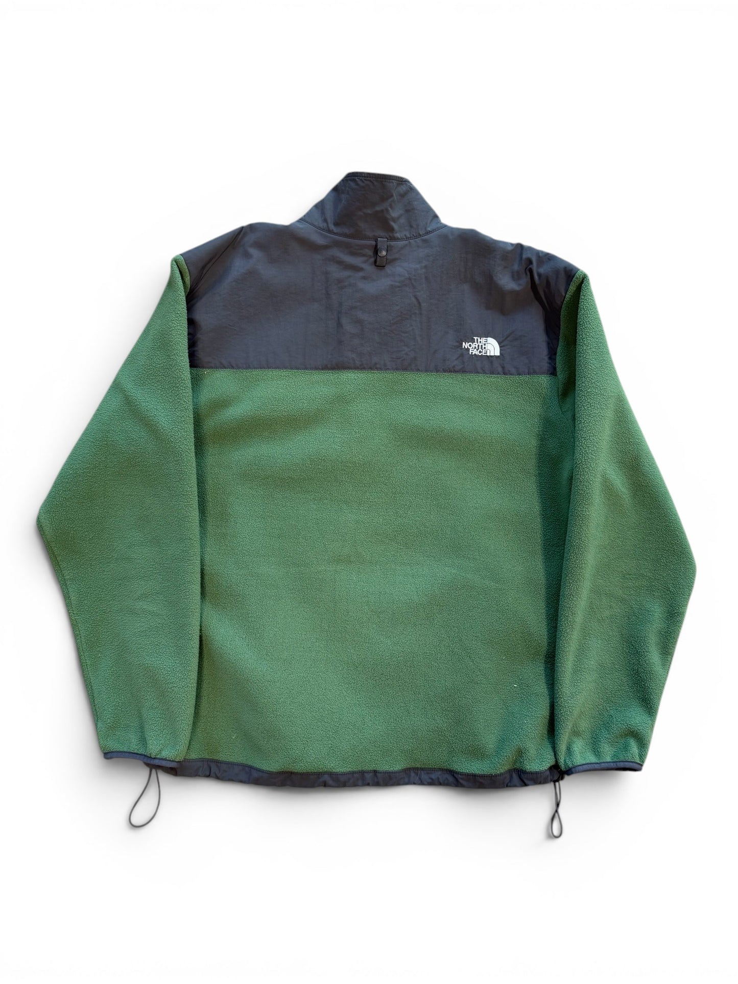 (XL) Vintage The North Face Green Zip-Up Fleece Jacket