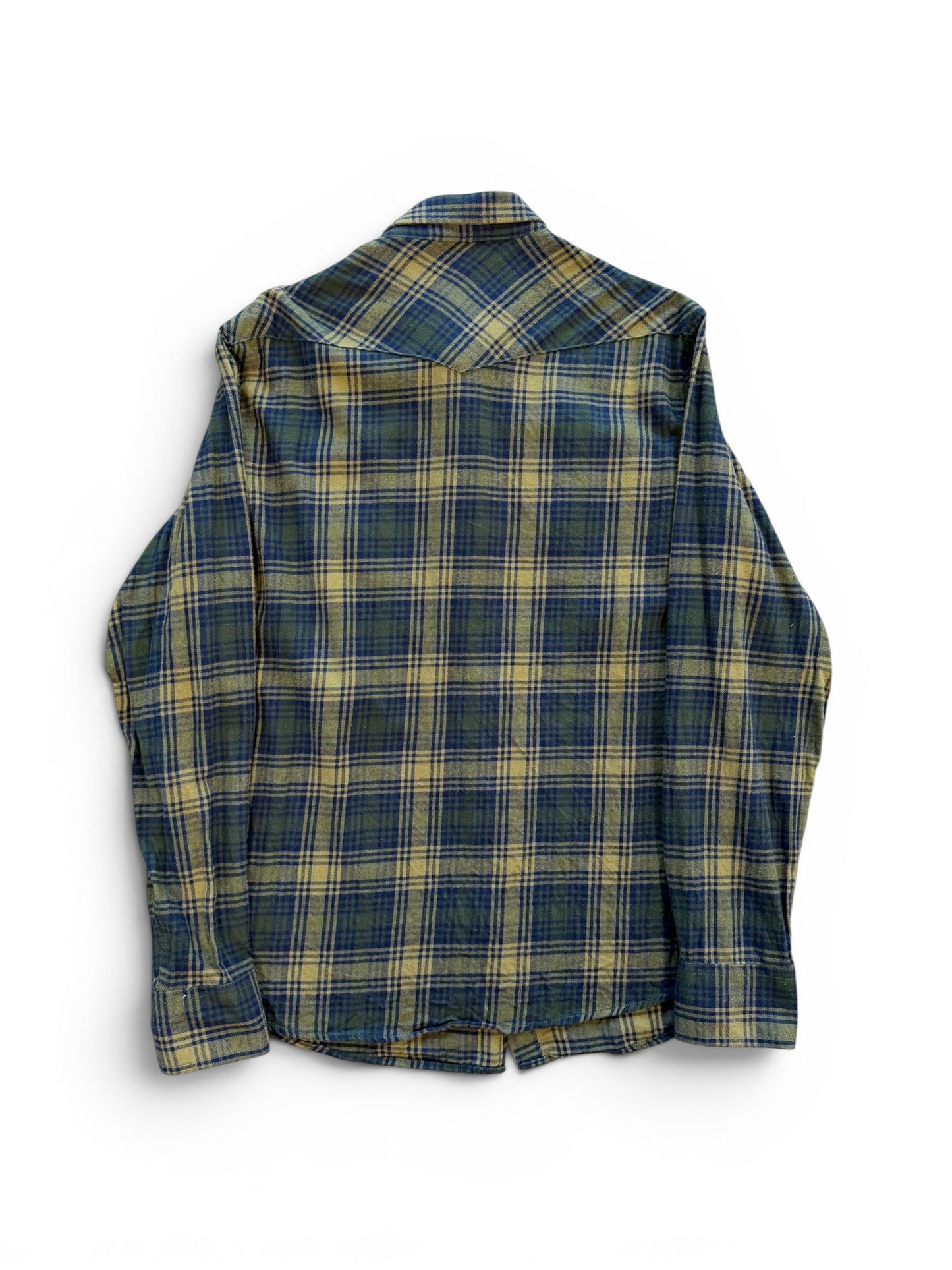 (L) Vintage 90s Windriver Olive Green Flannel