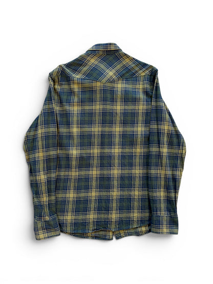 (L) Vintage 90s Windriver Olive Green Flannel