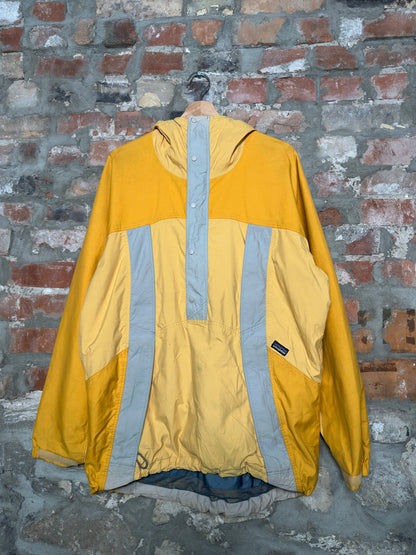 (M) 90s Patagonia Yellow Windbreaker