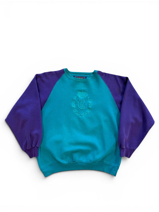 (L) Vintage 90s Ralph Lauren Embroidered Crewneck