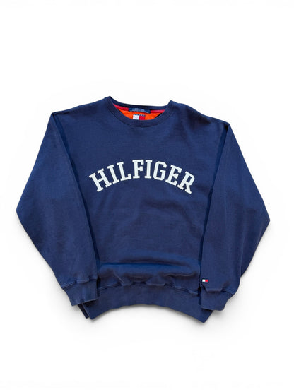 (L) Vintage Tommy Hilfiger Navy Sweater