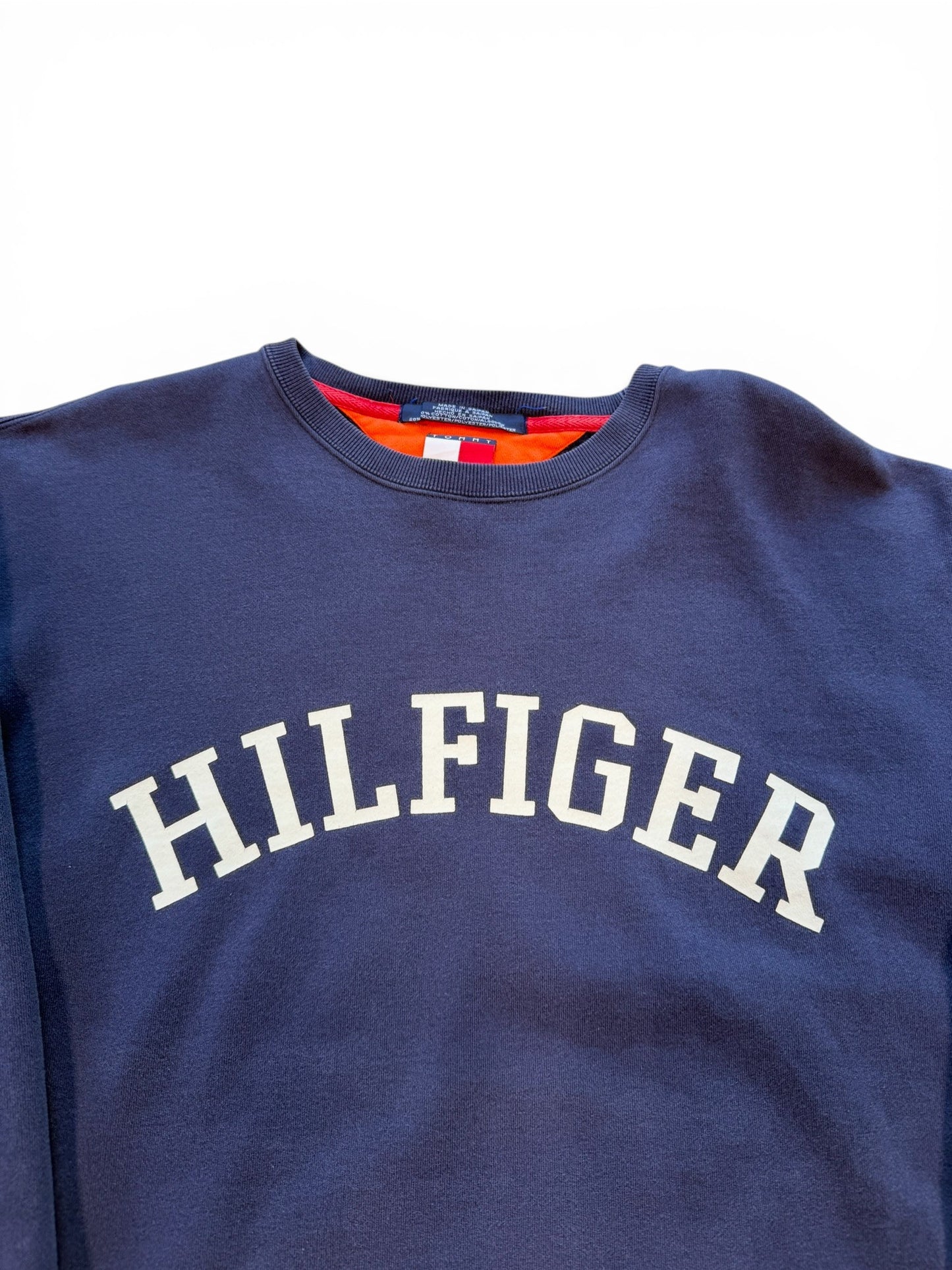 (L) Vintage Tommy Hilfiger Navy Sweater