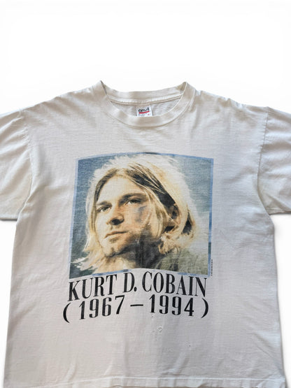 (L) Vintage 1994 Kurt Cobain Memorial Painting T-Shirt