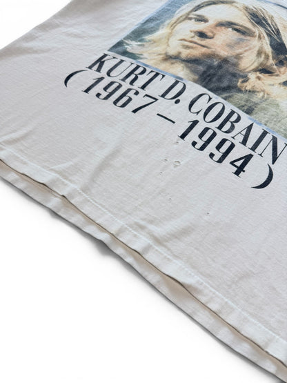 (L) Vintage 1994 Kurt Cobain Memorial Painting T-Shirt