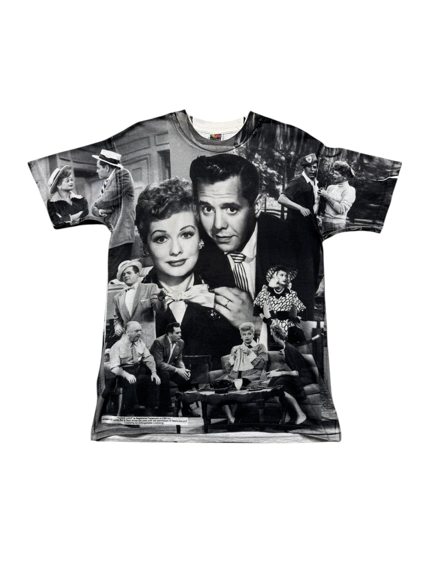 90s I love Lucy AOP T-Shirt Sz L