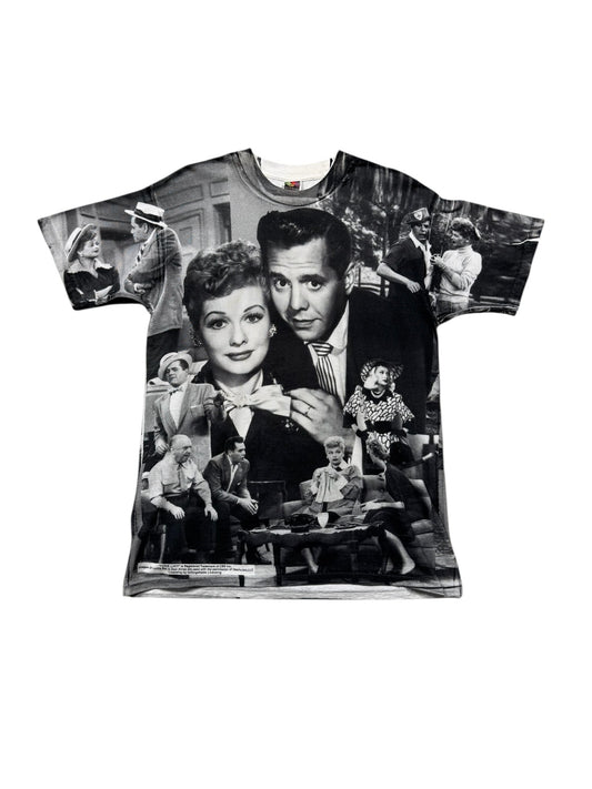 90s I love Lucy AOP T-Shirt Sz L
