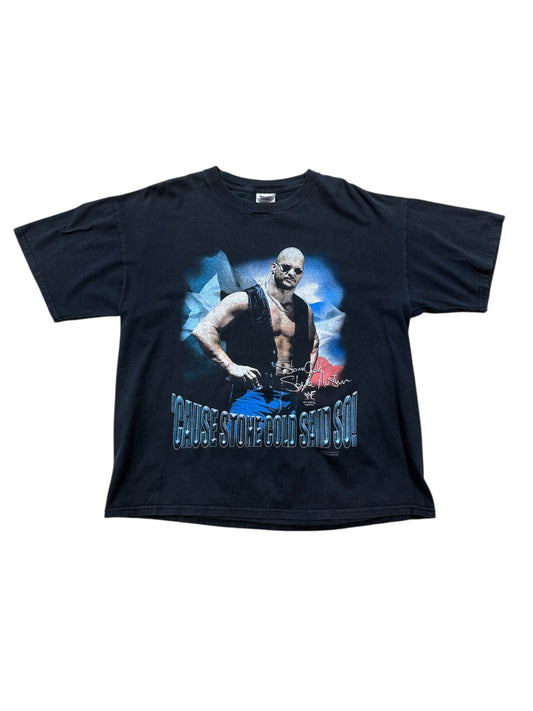 98" Stone Cold Portrait T-Shirt Sz XL
