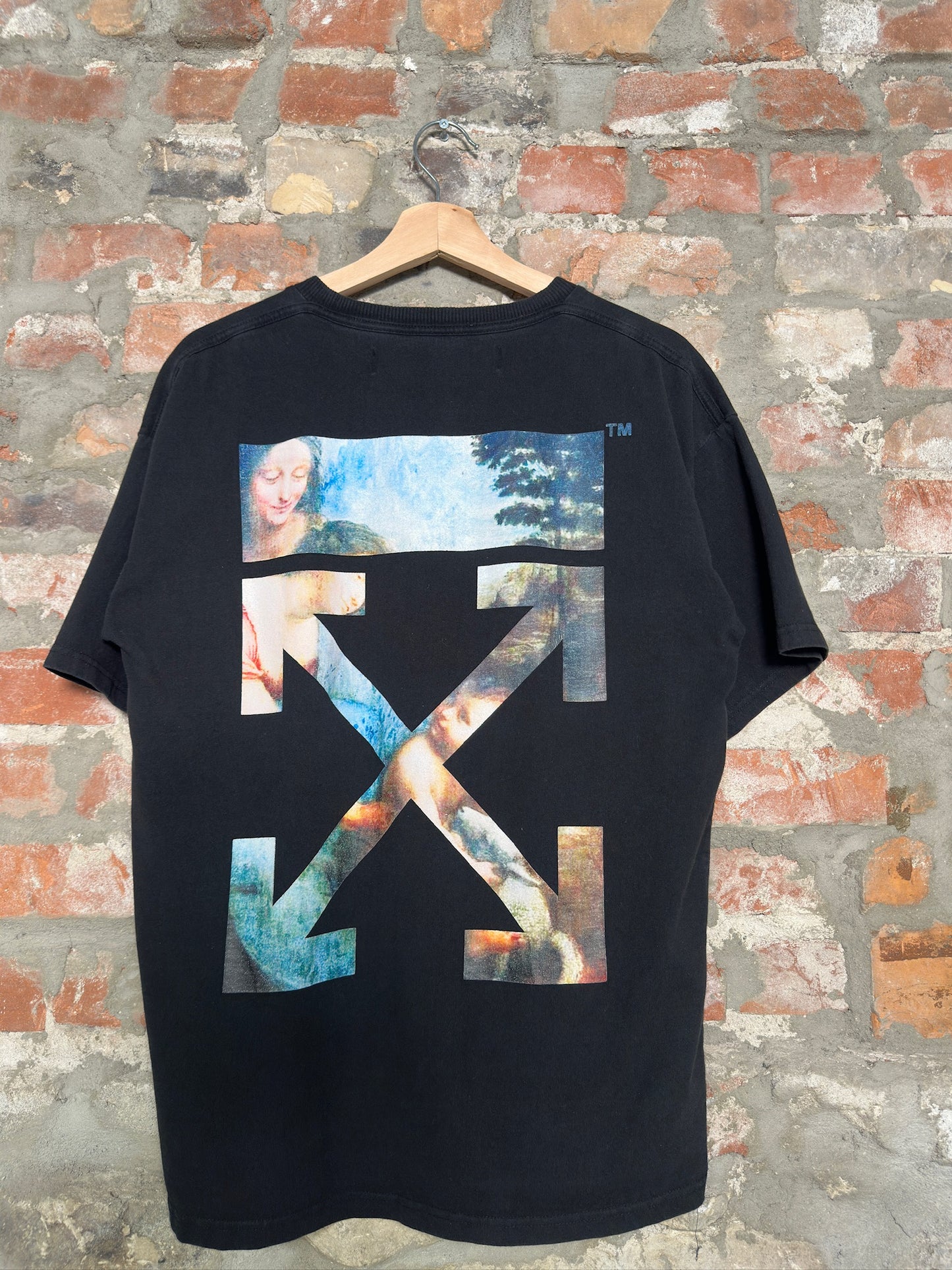 (S) Off White Louvre Leonardo T-Shirt