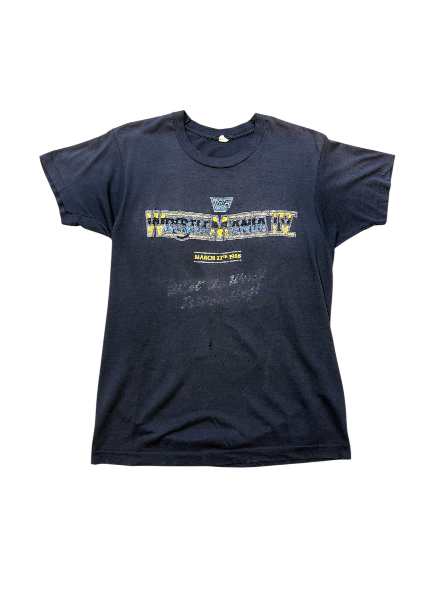 1988 Wrestle Mania T-Shirt Sz L