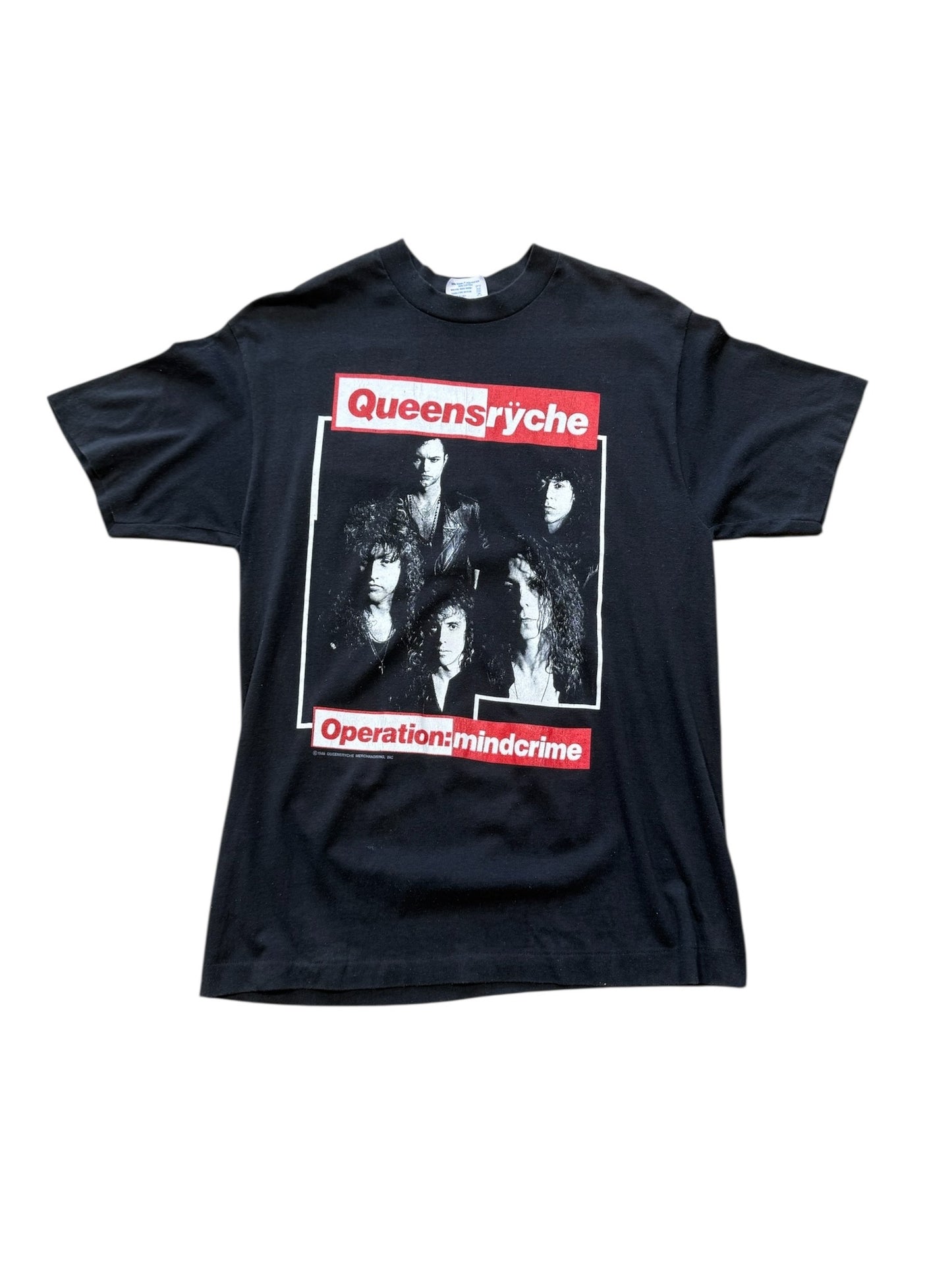 89" Queensryche Operation Mindcrime T-Shirt Sz L