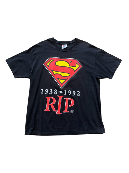 92" RIP Superman Backstage Pass T-Shirt Sz XL