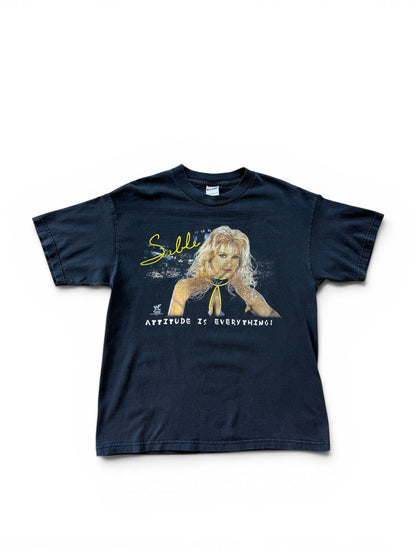 (L) Vintage 1998 WWF Sable Attitude Is Everything T-Shirt