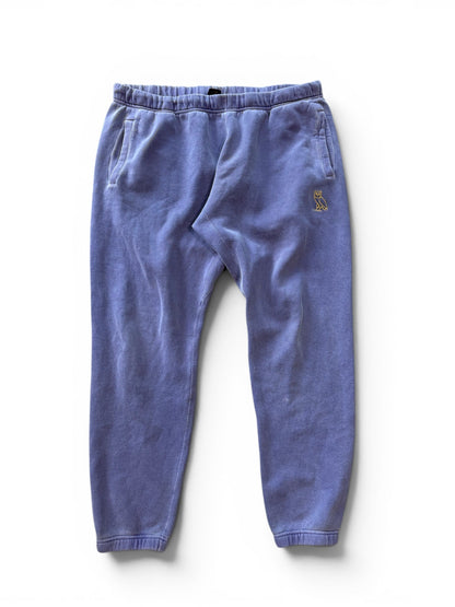 (XL) OVO Garment Dyed Purple Sweatpants