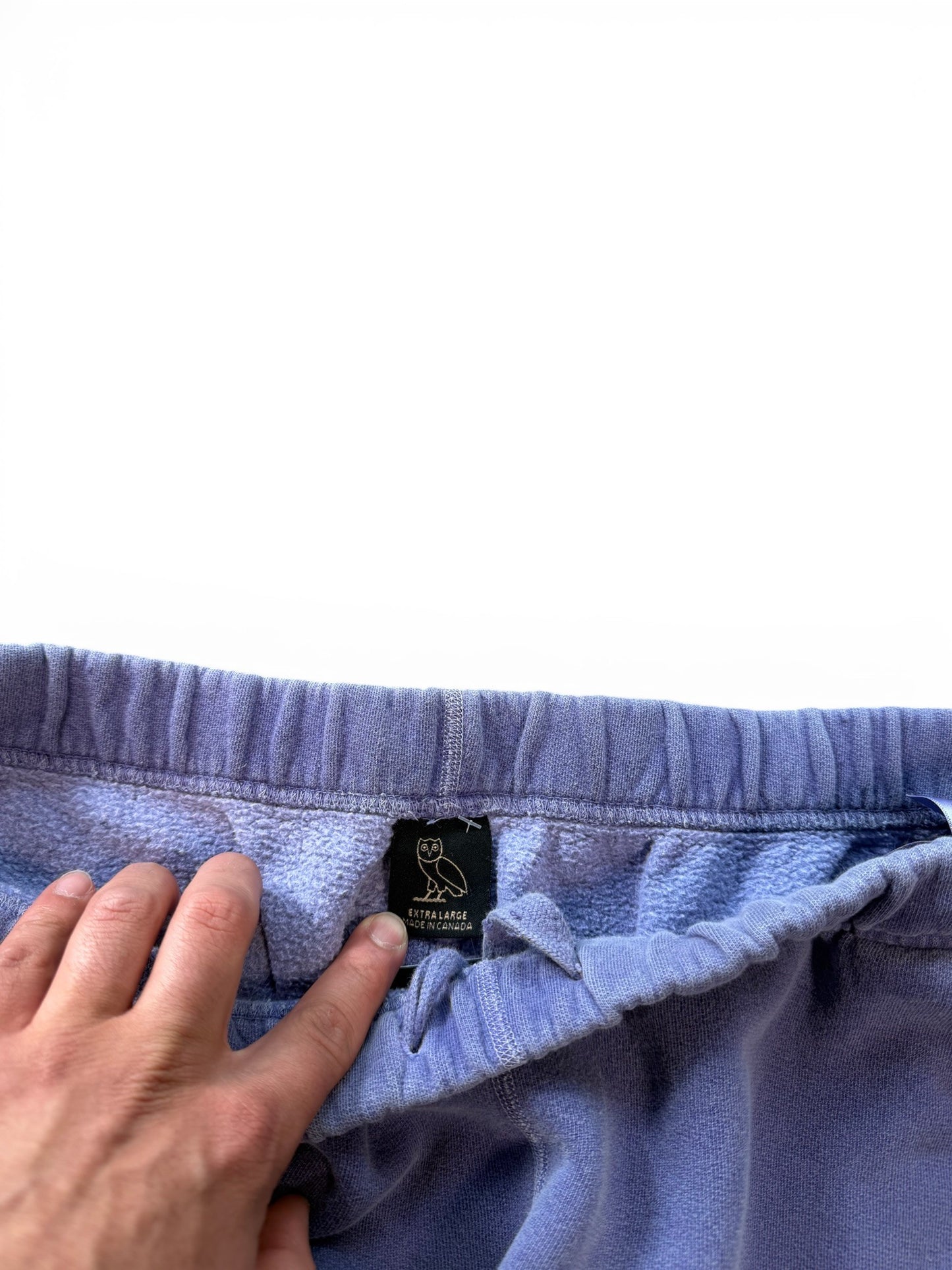(XL) OVO Garment Dyed Purple Sweatpants
